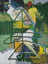 Miguel Mariano Gomez Hernandez. Trinidad #7.  Cuban Painting 29x39. 2007