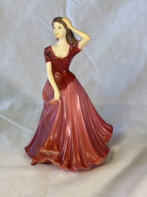 Coalport Debutante of 1997 Poppy Ball Figur