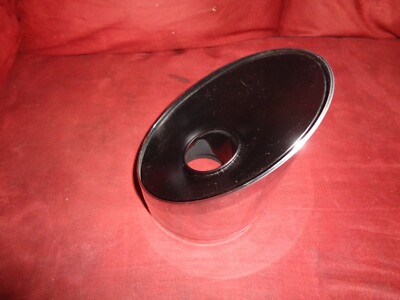 polaris victory 2873723 chrome slash cut exhaust tip with end cap vision  - Main Image