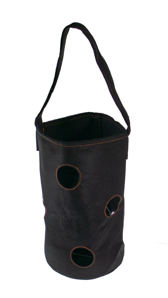 Plantador vertical suspenso para jardim saco de 7 furos para plantas de morango e raiz nua  - Imagem 4 de 4