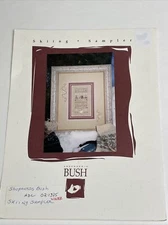Shepherds Bush Skiing Sampler Cross Stitch Pattern