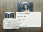 Sexy! Tattooed Snow White 1 Oz .999 Silver Color Art Bar With COA 50 Minted