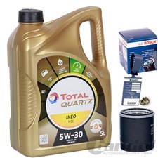 BOSCH ÖLFILTER 0986452028+TOTAL 5W30 für TOYOTA AVENSIS T22 25 COROLLA E9-E12