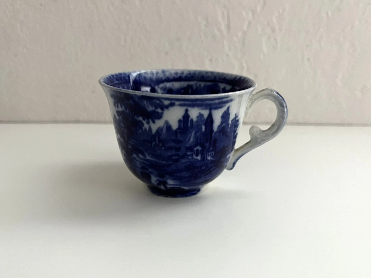 Burgess Leigh Flow Blue In Burleigh (Burgess & Leigh) China for