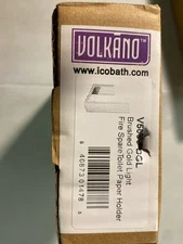 ICO Bath V5080-BGL Volkano Euro Toilet Paper Holder - Brushed Gold Light