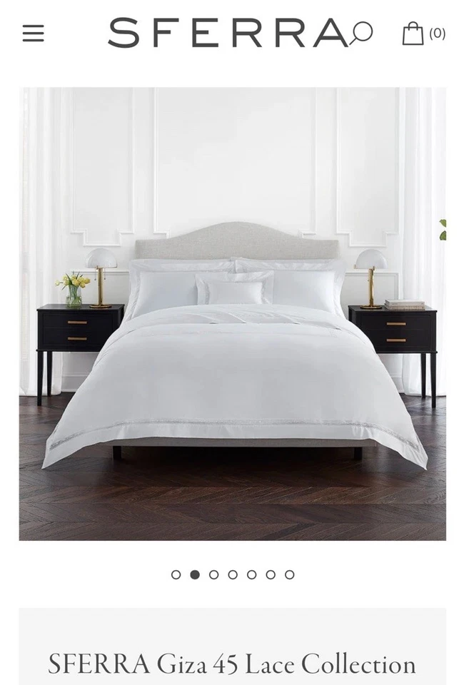 Funda nórdica Sferra Giza 45 - Colección encaje marfil Foto 2 de 4