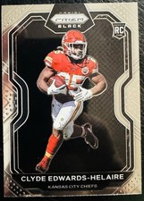 Clyde Edwards-Helaire 2020 Panini Chronicles #PB-5 Prizm Black Chiefs