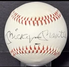 Mickey Mantle Signed Official Regent Baseball NY Yankees Auto Jsa HOF