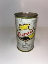 Falstaff Beer Flat Top Can 12oz Empty Vintage