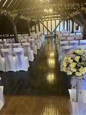 Chair Sashes In Lilic and purple 75 of each