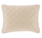 Pine Cone Hill Annie Selke Quilted Silken Solid Pillow Sham 400TC SAND Standard