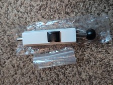 Andersen 1997301 Auxiliary Foot Lock White Gliding Patio Door Security Latch