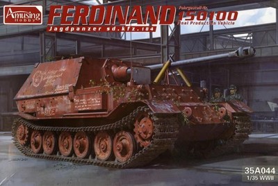 Amusing 35A044 135 Ferdinand No150100 Jagdpanzer Sd.kfz.184 Assembly Model Kit