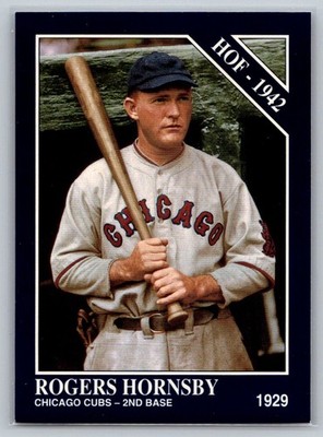 Rogers Hornsby 1992-93 Conlon TSN Color Inserts #20 Chicago Cubs - Free Shipping