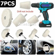 Cotton Metal Aluminum Polishing Wheel Kit for Drill Die Grinder Car Buffing Pads
