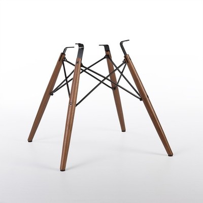 Walnut Eames DSW Chair Replacement OEM Base for Side or Arm Fiberglass Chairs