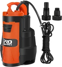 Sump Pump Submersible Clean/Dirty Water Pump with Build-in Float Switch Garden