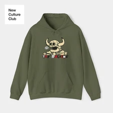 Toy Machine **** the Rest! Skull Classic Skateboarding Hoodie Print