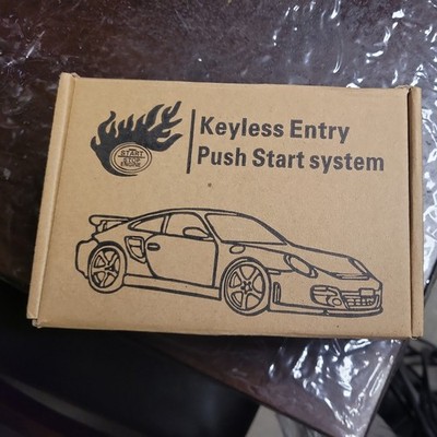 Keyless Entry Engine Start Alarm System Push Button Remote Starter Stop Car SUV