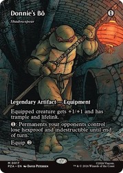 Donnie's Bo - Shadowspear (Borderless) #17 Mythic Rare - Teenage Mutant Ninja Turtles: Source Material