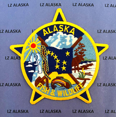 ALASKA FISH & WILDLIFE PATCH SHOULDER INSIGNIA (SPC4)