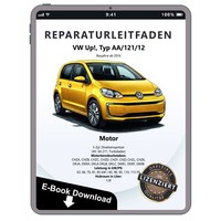 VW Up! Typ AA Ab 2016 3-Zyl. 1,0L Benzinmotor 85-115 PS Reparaturleitfaden Ebook