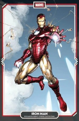 Iron Man #1 Clayton Crain Variant Pre Order 1/28/26 Marvel Comics