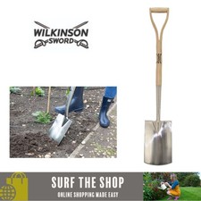 Wilkinson Sword Stainless Steel Digging Spade Garden Shovel