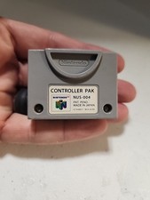 N64 Controller Pak NUS-004 OEM Official Nintendo 64 Memory Card - Untested