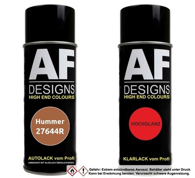 Spraydose für Hummer 27644R Paragon Bronze Metallic Basislack Klarlack Sprühdose