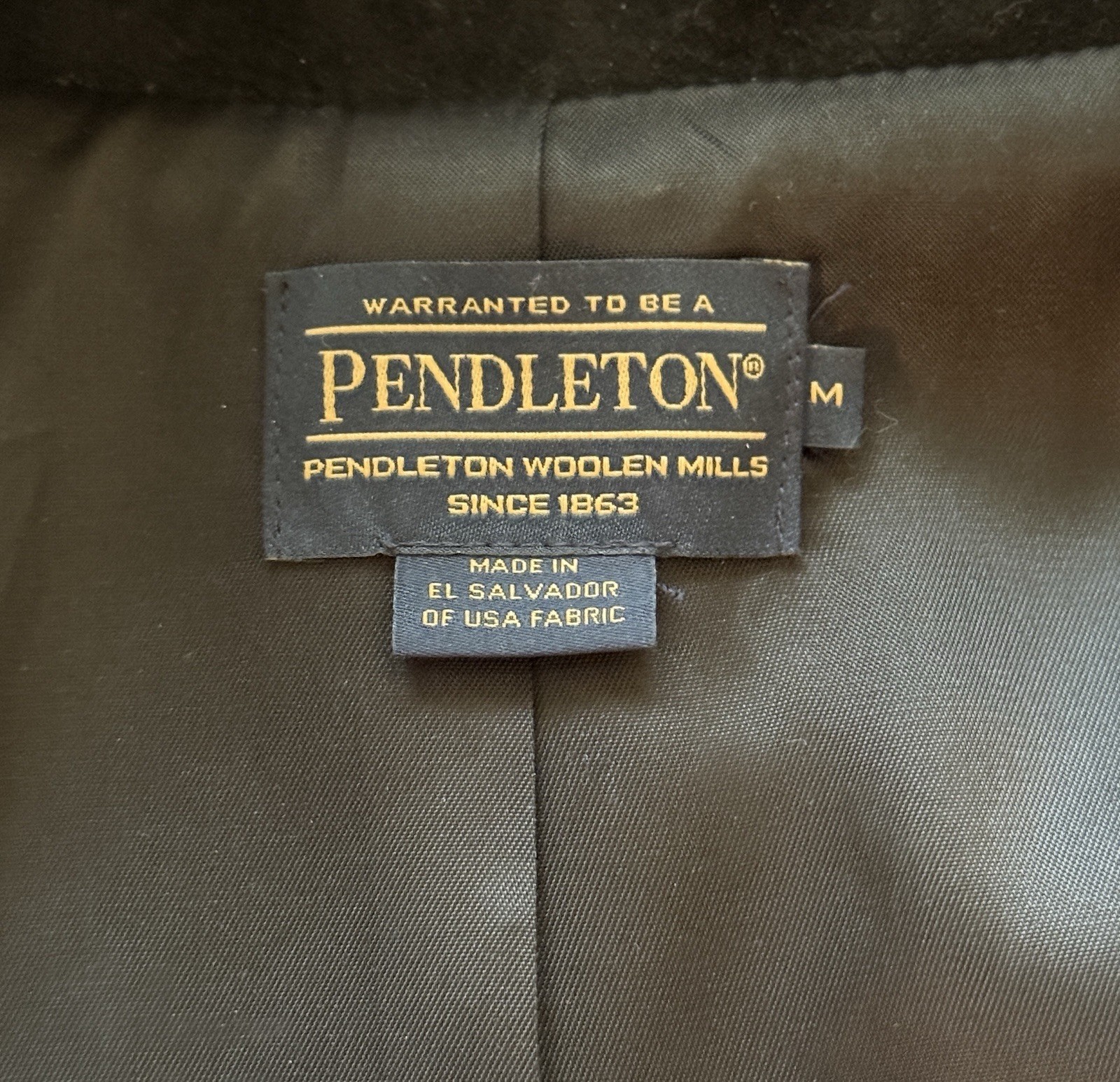 Vintage Pendleton 100% Wool Navajo Blanket Duster… - image 14