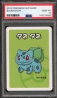 Pokemon Bulbasaur Old Maid Japanese PSA 10 Gem Mint