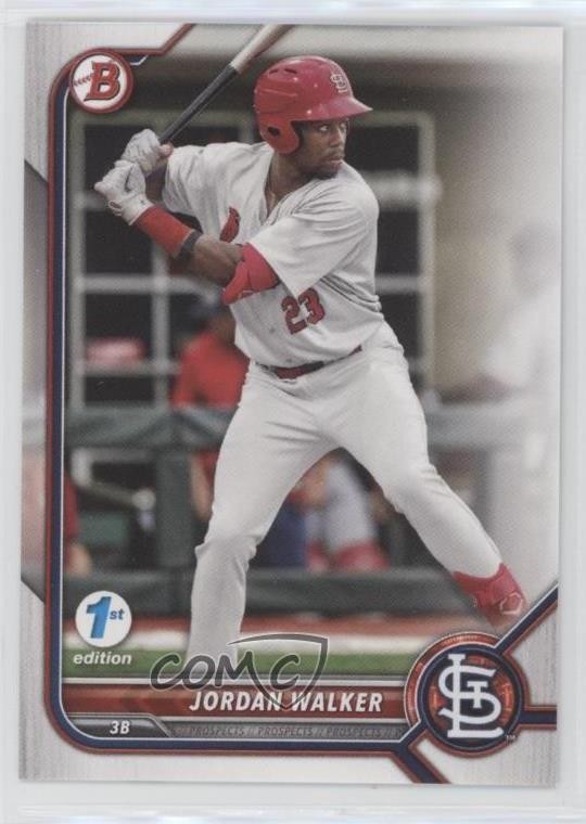 2022 Bowman 1st Edition Jordan Walker #BPPF-20 07i7