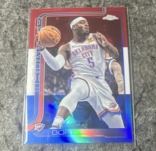 Luguentz Dort 2025-26 Topps Chrome Oklahoma City Thunder #177 NBA Red White Blue