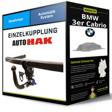 Abnehmbare Anhängerkupplung für BMW 3er Cabrio 00-06 Typ E46 Auto Hak NEU