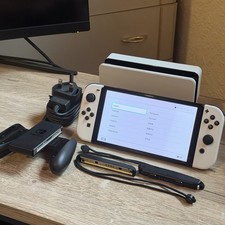 Nintendo Switch OLED Console - Dock, Charger and Accessories - Fully Working