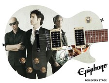 Train Epiphone Autographed Custom Photo Graphics Guitar ACOA