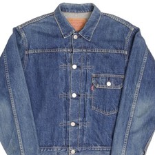 VINTAGE LEVIS TYPE 1 FIRST JAPANESE DENIM JACKET BIG E 1990S SIZE 40