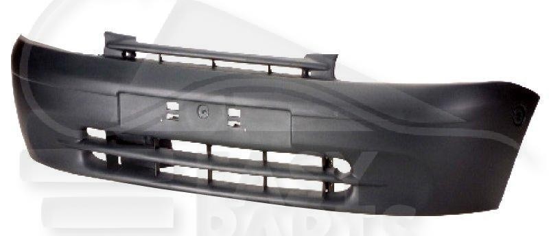 Pare-choc avant noir robuste de qualité d'origine pour Renault Kangoo