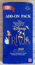 Disney Trivia Game Family/Kids Add-On Pack 1998 Trivia Cards Vintage Collectible