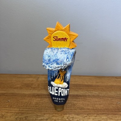Blue Point Summer Ale Tap Handle 3D Wave Design Rare Craft Beer Knob 9.5 