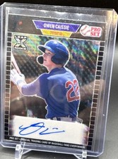 2021 Leaf ProSet Metal-1989 Pro Set Owen Caissie auto #PA-OC1 Ebony Wave /10