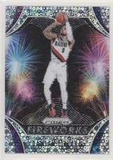 2019-20 Panini Prizm Fireworks Fast Break Prizm Damian Lillard #11 x7n