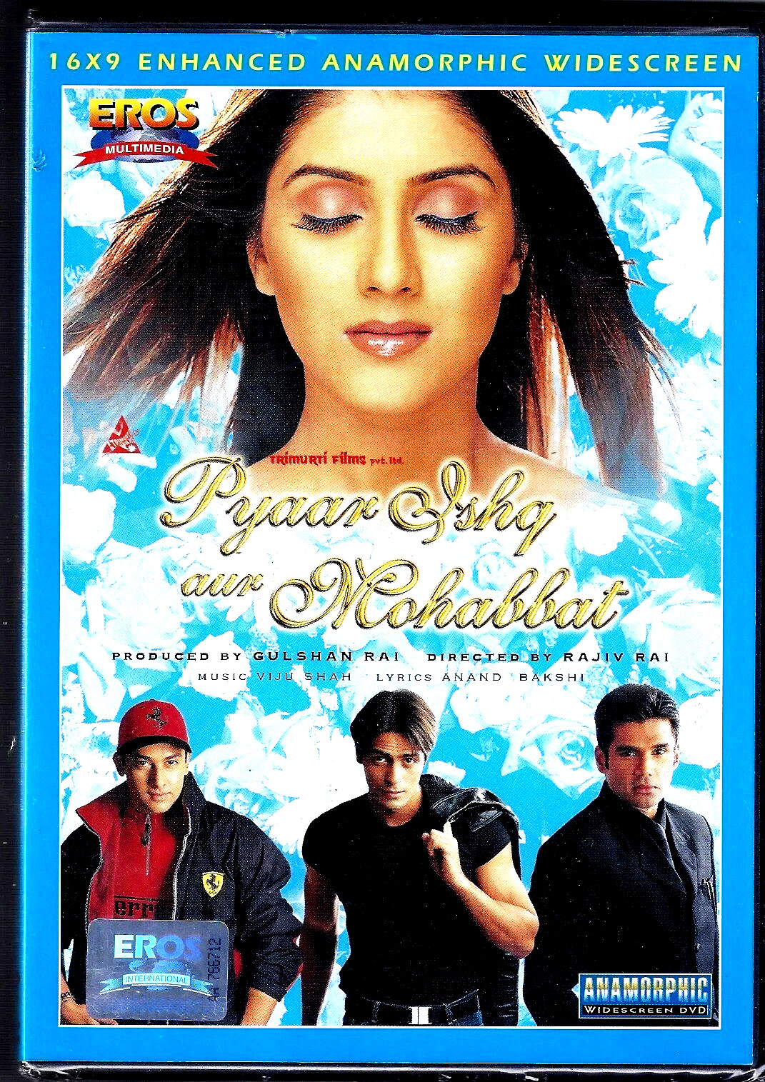 PYAAR ISHQ AUR MOHABBAT - EROS BOLLYWOOD DVD - SUNIL SHETTY, AFTAB, ARJUN RAMPAL