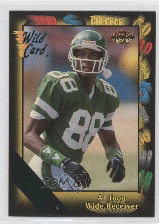 1991 Wild Card 10 Stripe Al Toon #56 0b5