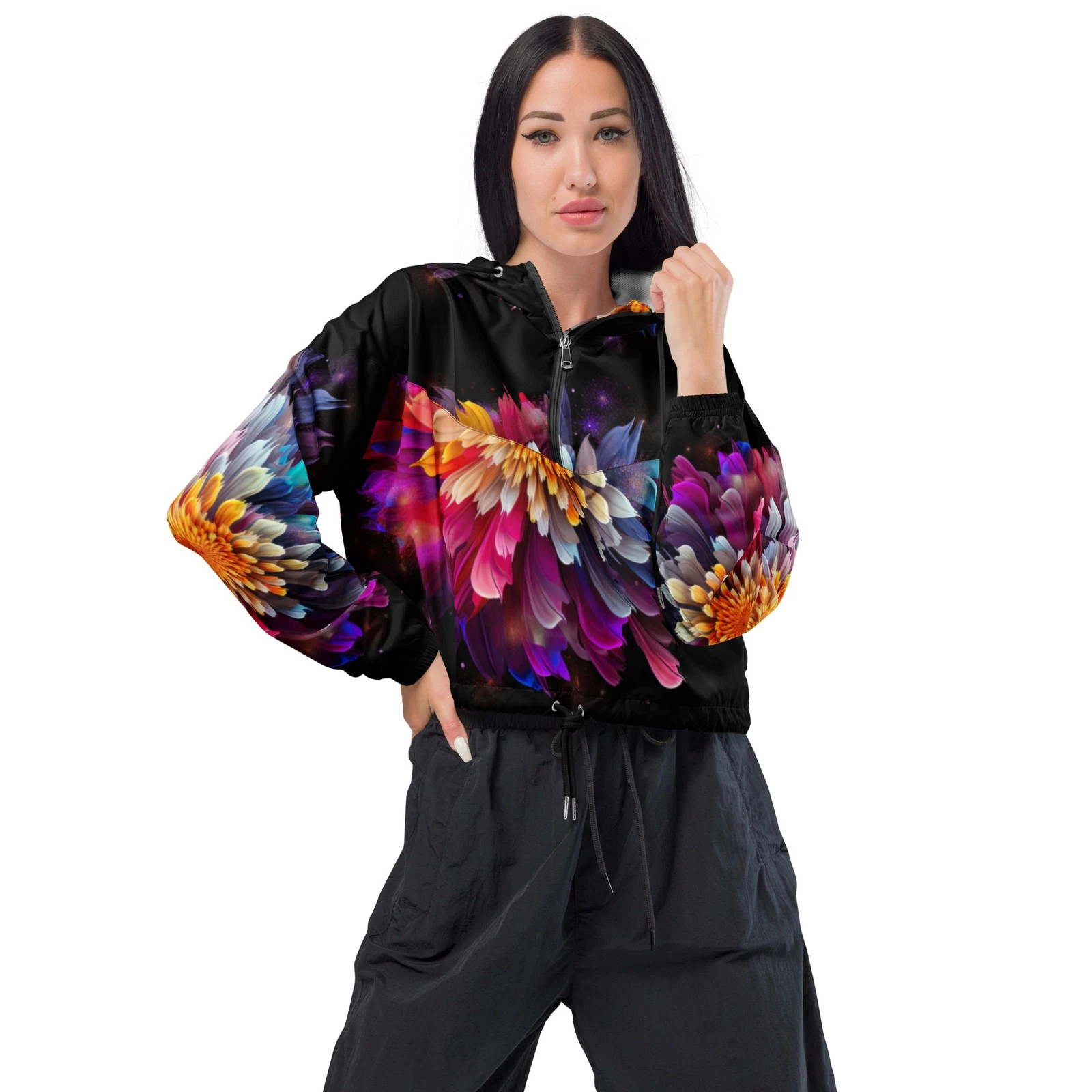 Women’s cropped windbreaker