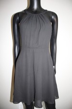Express Women's Black Short Dress Pleated Neck Size 2