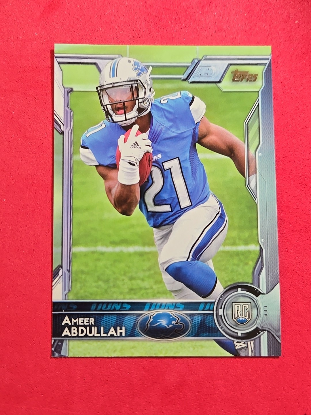 Ameer Abdullah Topps #497 Base