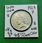 1923 P Peace Silver Dollar CHOICE GEM Brilliant Ultra Rare BU Grade Silver Coin
