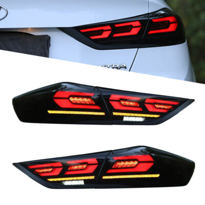 For Hyundai Elantra 2015-2018 Pair LED Tail Lights Assembly Rear Lamps Smoke